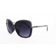 Дамски слънчеви очила в черно с метални детайли